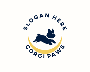 Corgi - Cute Pet Dog logo design