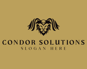 Condor - Wild Lion Eagle logo design