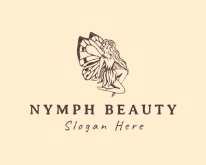 Nymph - Beauty Pixie Creature logo design