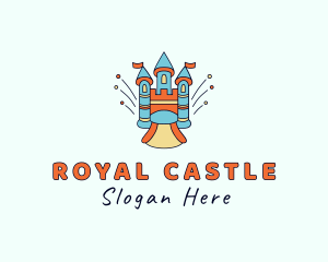 Castle - Castle Playground Inflatable logo design