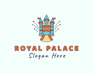 Palace - Castle Playground Inflatable logo design