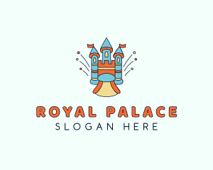 Palace - Castle Playground Inflatable logo design