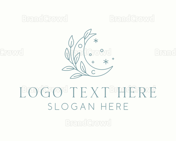 Floral Moon Star Logo