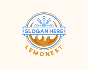 Hot Cold Temperature Logo