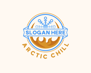 Cold - Hot Cold Temperature logo design
