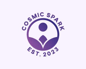 Spiritual Flower Person logo design