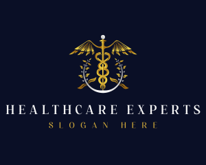 Caduceus Clinic Healthcare logo design