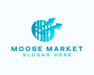 Trading Stock Market Investment logo design