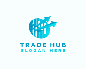 Trading - Trading Stock Market Investment logo design