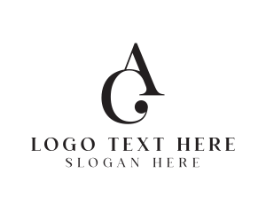 Serif - A & C Monogram Boutique logo design