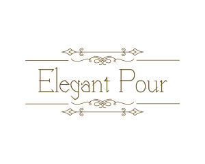 Rustic Elegant Ornament logo design