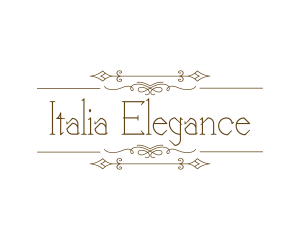 Rustic Elegant Ornament logo design