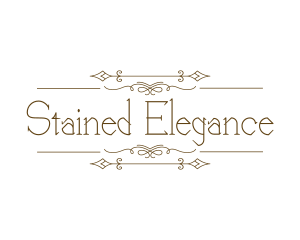 Rustic Elegant Ornament logo design