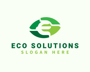 Ecology - Natural Ecology E logo design