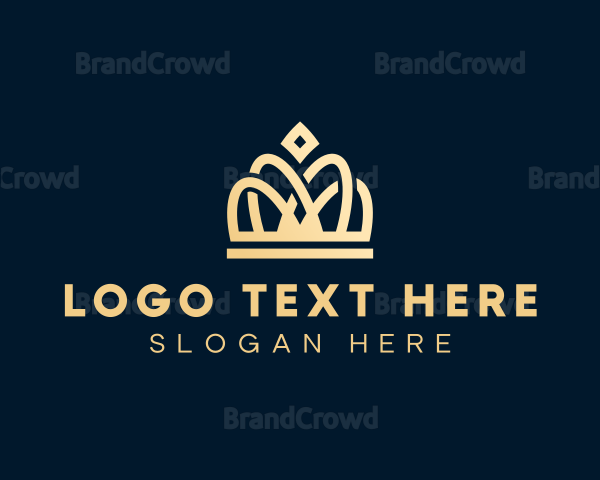 Luxury Pageant Crown Logo