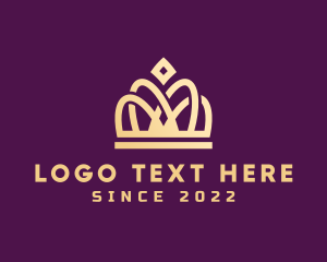 Gold - Pageant Queen Crown logo design