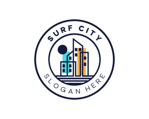 Urban City Building Structures logo design