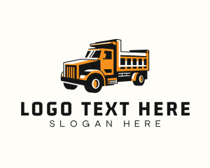 Courier - Cargo Movers Truck logo design