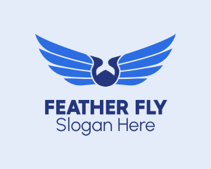 Flying Wings Airline logo design