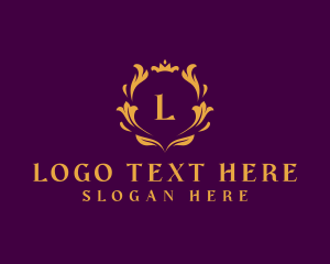 Premium - Luxury Wreath Hotel logo design