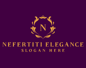 Luxury Wreath Hotel logo design