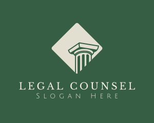 Legal Firm Column logo design