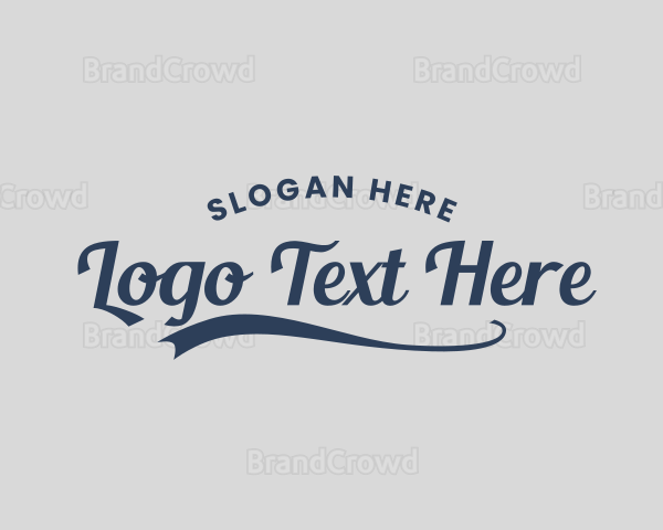 Stylish Business Script Logo