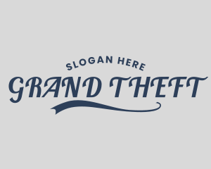 Stylish Business Script Logo