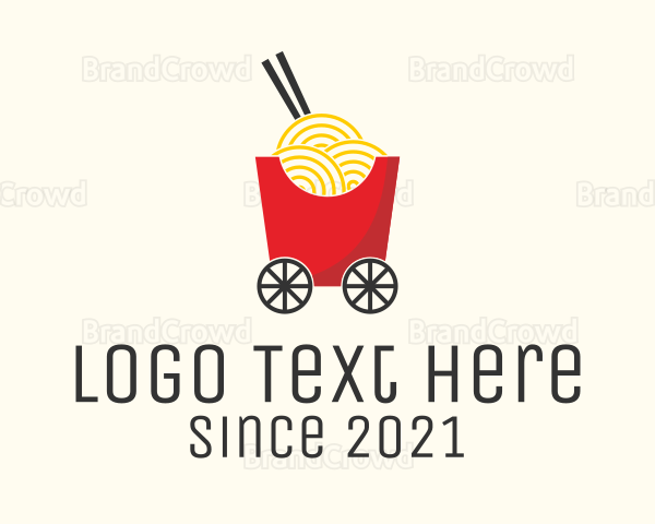 Chinese Noodles Cart Logo