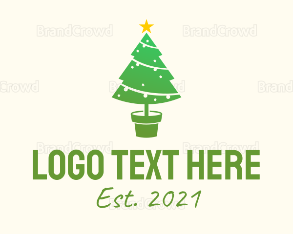 Christmas Tree Ornament Logo