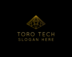 Creative Pyramid Tech logo design