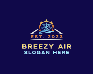 Hvac Air Conditioning logo design