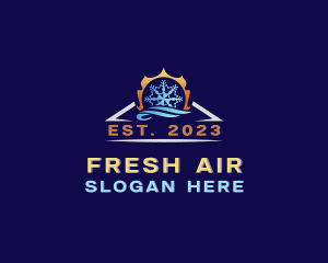 Hvac Air Conditioning logo design