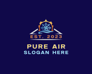 Hvac Air Conditioning logo design