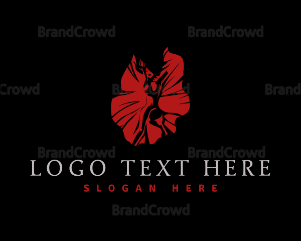 Red Seductive Woman Logo