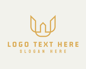 Tech - Generic Crown Letter W logo design