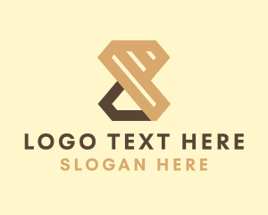 Designer - Brown Luxe Diamond logo design