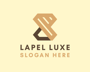 Brown Luxe Diamond logo design