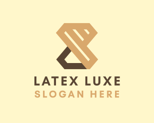 Brown Luxe Diamond logo design