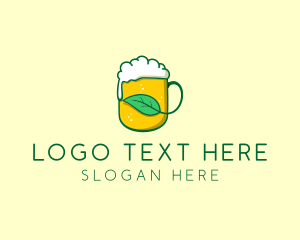 Nature - Natural Draft Beer logo design