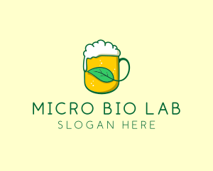 Natural Draft Beer  logo design