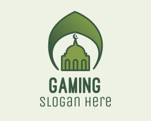 Middle East - Green Islamic Mosque logo design