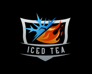 Cool Ice Flame Ventilation logo design