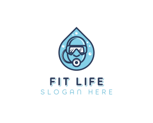 Snorkeling Fitness Sportswear logo design