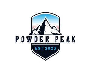 Mountain Peak Nature logo design