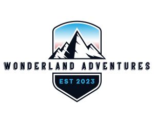 Mountain Peak Nature logo design