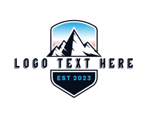 Mountain Peak Nature Logo