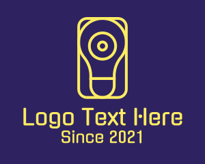 Cellphone - Light Mobile App logo design