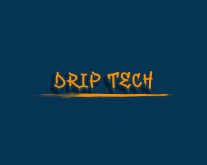 Dripping - Dripping Graffiti Mural logo design