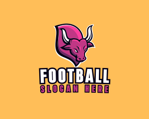 Angry Horn Bull Logo